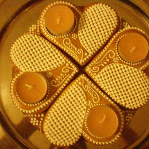 Tohtoročný prvý srdiečkový adventný veniec :-)